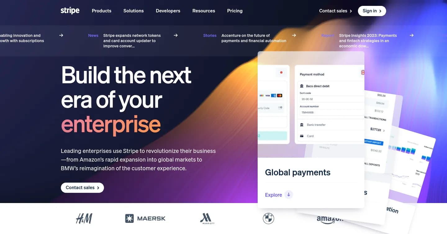 Enterprise Payment Solutions for Large Businesses | Stripe