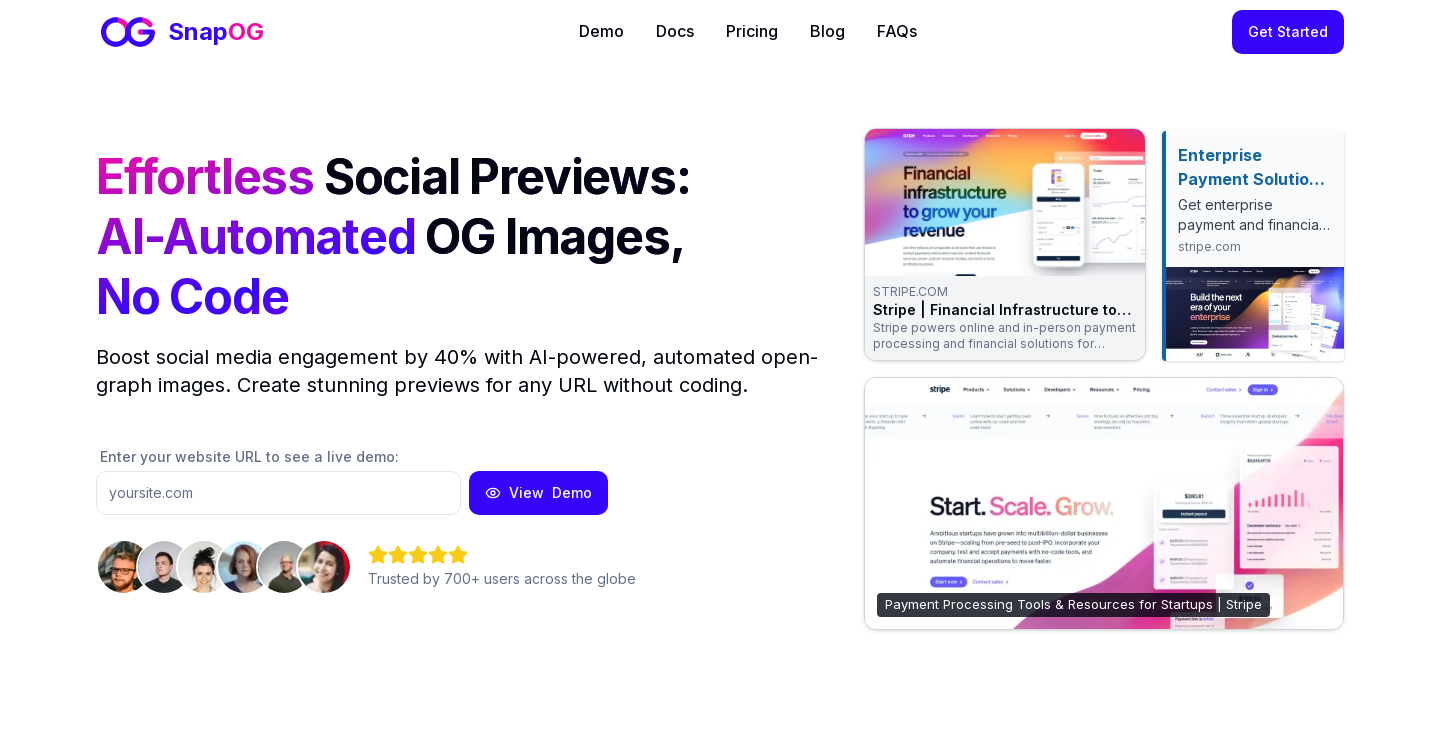 Generate social media previews automatically