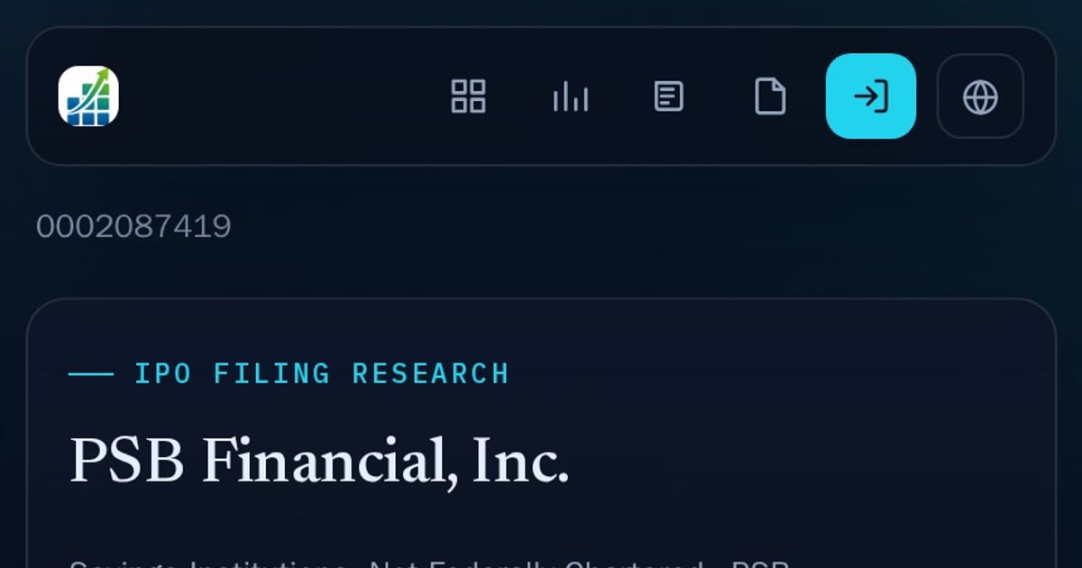 PSB Financial, Inc. IPO Filing Research | IPOGrid
